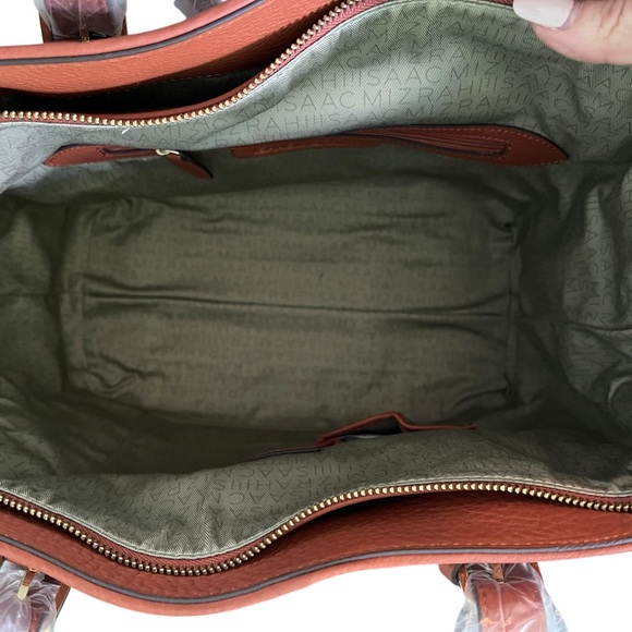 NEW Isaac Mizrahi! Leather tote bag purse 👜 - Picture 7 of 11